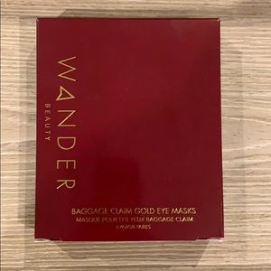 Wander Beauty Baggage Claim Gold Eye Masks